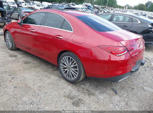 W1K5J4HB7MN148709 2021 MERCEDES-BENZ CLA 250 Red Rear left