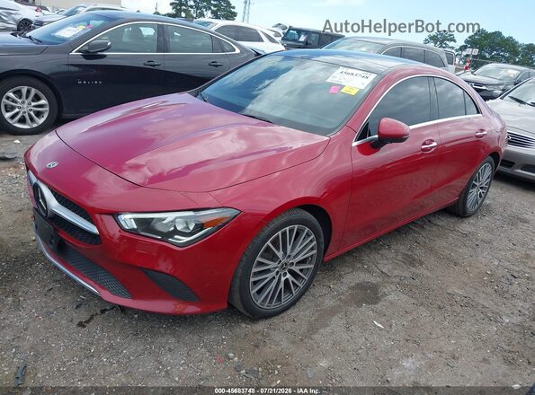 W1K5J4HB7MN148709 2021 MERCEDES-BENZ CLA 250 Red Front left