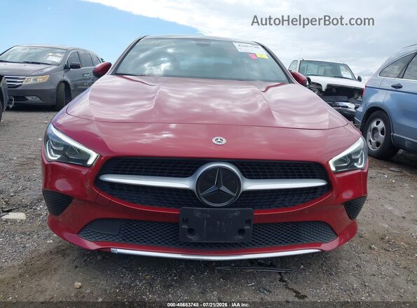 W1K5J4HB7MN148709 2021 MERCEDES-BENZ CLA 250 Red Instrument cluster view
