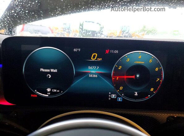 W1K5J4HB8MN157872 2021 MERCEDES-BENZ CLA-CLASS Gray Instrument cluster view