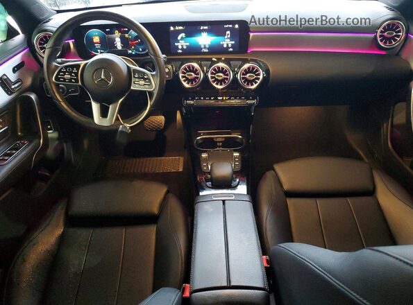 W1K5J4HB8MN157872 2021 MERCEDES-BENZ CLA-CLASS Gray Dashboard view