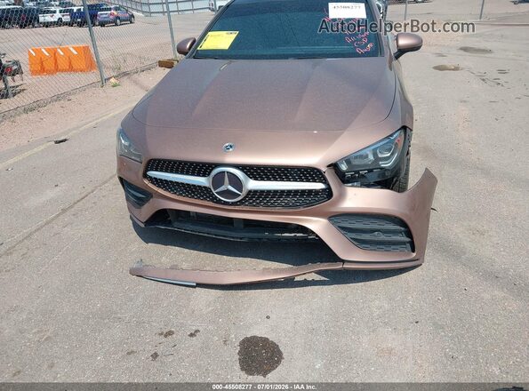 W1K5J4HB8NN306413 2022 MERCEDES-BENZ CLA-CLASS Gold Вид спереду