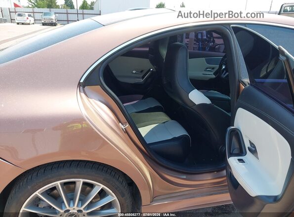 W1K5J4HB8NN306413 2022 MERCEDES-BENZ CLA-CLASS Gold Вид наклейки з VIN-кодом