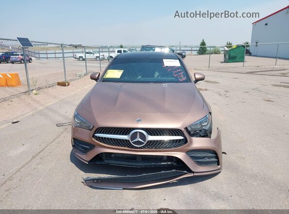 W1K5J4HB8NN306413 2022 MERCEDES-BENZ CLA-CLASS Gold Вид задньої частини салону