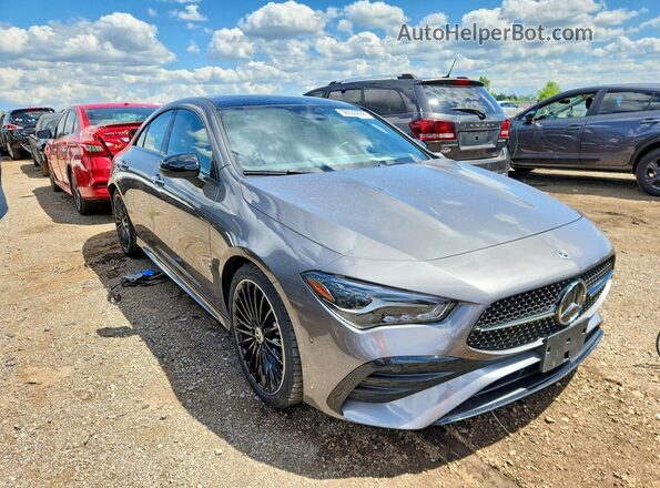 W1K5J4HBXSN533663 2025 MERCEDES-BENZ CLA-CLASS Charcoal Delantero derecho