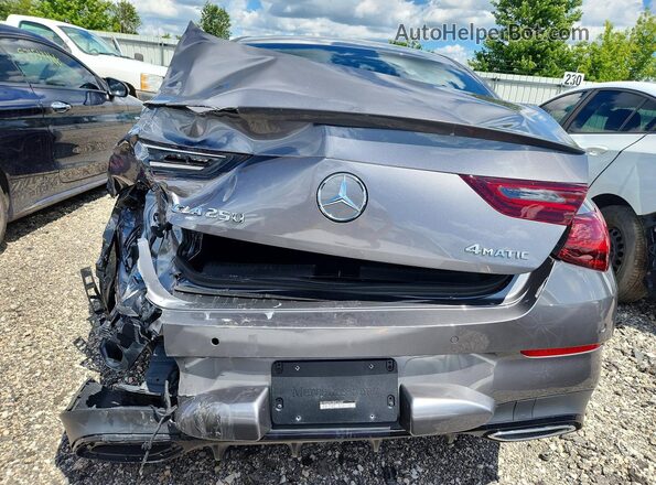 W1K5J4HBXSN533663 2025 MERCEDES-BENZ CLA-CLASS Charcoal Vista trasera