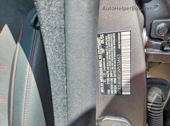 W1K5J4HBXSN533663 2025 MERCEDES-BENZ CLA-CLASS Charcoal Vista del compartimento del motor