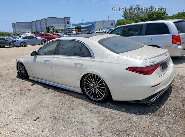 W1K6G6DB0NA160147 2022 MERCEDES-BENZ S White Задня ліва чверть