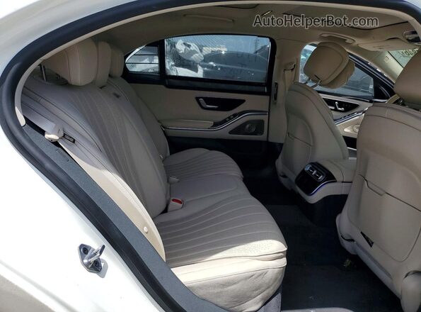 W1K6G6DB0NA160147 2022 MERCEDES-BENZ S White Вид задніх сидінь