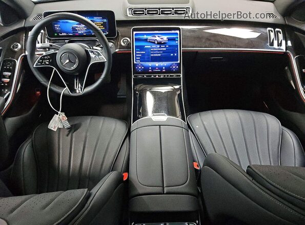 W1K6G6DB0SA332480 2025 MERCEDES-BENZ S Black Առջևի վահանակի տեսք