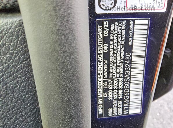 W1K6G6DB0SA332480 2025 MERCEDES-BENZ S Black Շարժիչի բաժամունքի տեսք