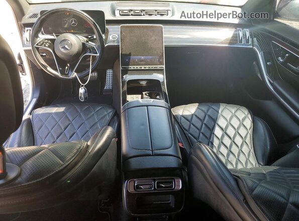 W1K6G6KB8PA201274 2023 MERCEDES-BENZ S White Dashboard view