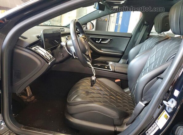 W1K6G7GB4NA097149 2022 MERCEDES-BENZ S Black Widok wnętrza z przodu