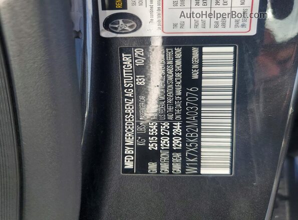 W1K7X5KB2MA037076 2021 MERCEDES-BENZ AMG Black Engine compartment view