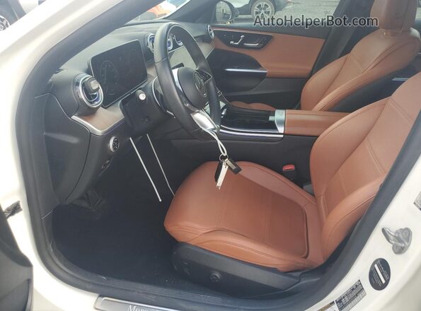 W1KAF4GB0NR059348 2022 MERCEDES-BENZ C White Front interior view