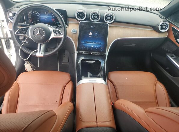 W1KAF4GB0NR059348 2022 MERCEDES-BENZ C White Dashboard view