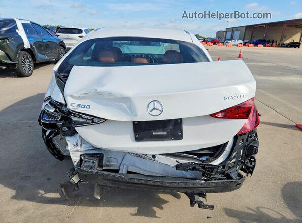 W1KAF4GB0PR088853 2023 MERCEDES-BENZ C White Vista trasera