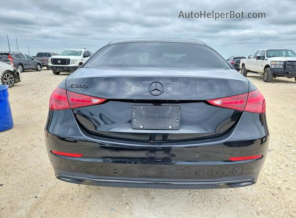 W1KAF4GB2PR135087 2023 MERCEDES-BENZ C Black Հետևի տեսք