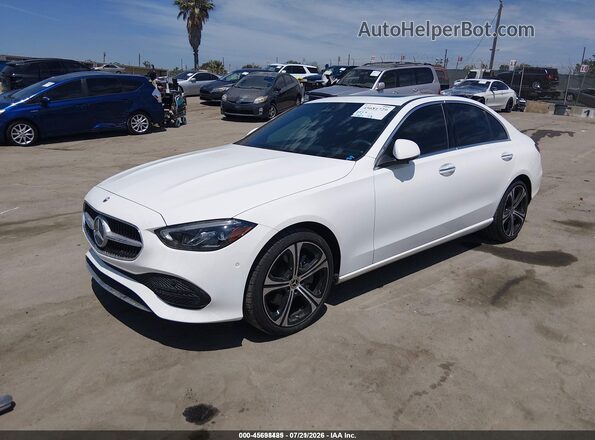 W1KAF4GB3PR129864 2023 MERCEDES-BENZ C-CLASS Белый Передняя левая четверть