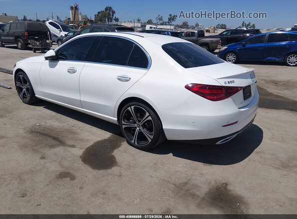 W1KAF4GB3PR129864 2023 MERCEDES-BENZ C-CLASS Белый Задняя левая четверть