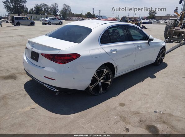 W1KAF4GB3PR129864 2023 MERCEDES-BENZ C-CLASS Белый Задняя правая четверть