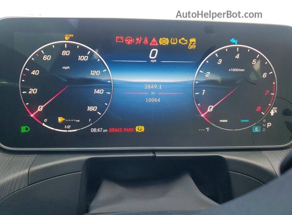 W1KAF4GB5SR293755 2025 MERCEDES-BENZ C Black ხელსაწყოთა პანელის ხედი