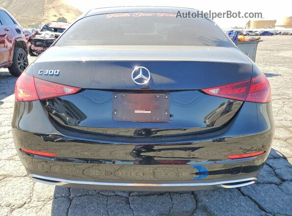 W1KAF4GB7PR081527 2023 MERCEDES-BENZ C Black Rear view