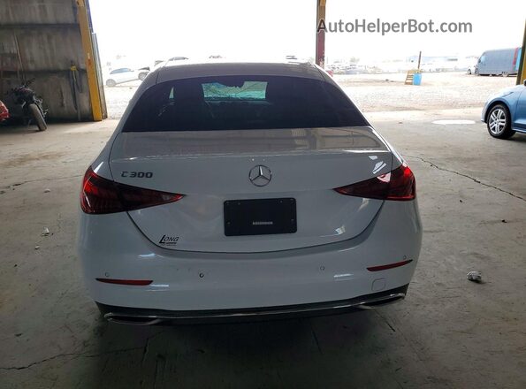 W1KAF4GB7PR096965 2023 MERCEDES-BENZ C White Vista trasera