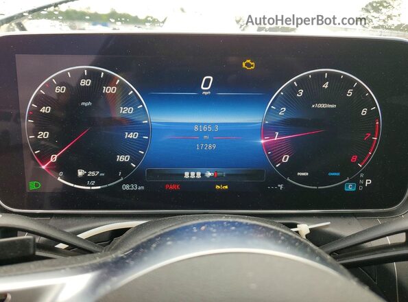 W1KAF4GB7PR135294 2023 MERCEDES-BENZ C White Instrument cluster view