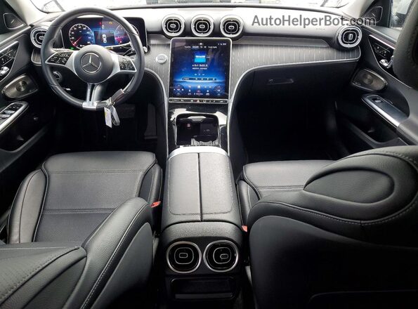 W1KAF4GB7PR135294 2023 MERCEDES-BENZ C White Dashboard view
