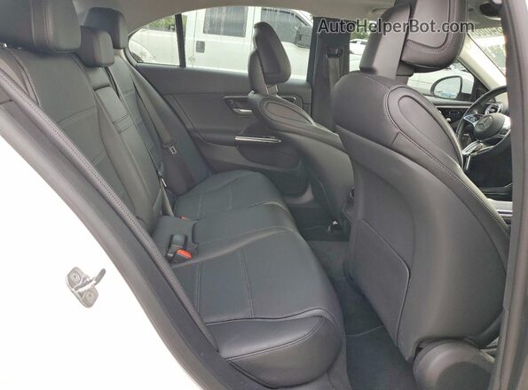 W1KAF4GB7PR135294 2023 MERCEDES-BENZ C White Rear seats view