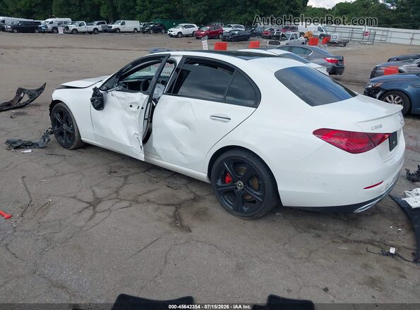 W1KAF4GB7PR153519 2023 MERCEDES-BENZ C-CLASS White Задня ліва чверть