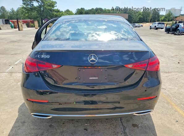 W1KAF4GB7RR207422 2024 MERCEDES-BENZ C Black Widok z tyłu