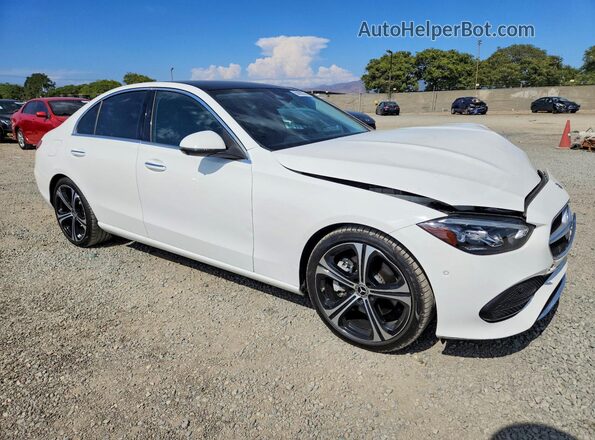 W1KAF4GB8NR064586 2022 MERCEDES-BENZ C White Przód prawy