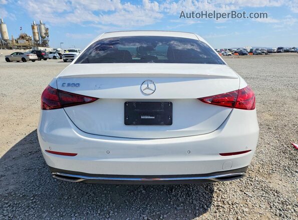 W1KAF4GB8NR064586 2022 MERCEDES-BENZ C White Widok z tyłu