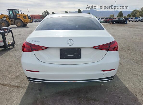 W1KAF4GB8PR089829 2023 MERCEDES-BENZ C White Vista trasera