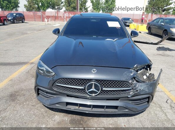 W1KAF4GB8PR110016 2023 MERCEDES-BENZ C-CLASS Black Սալոնի հետևի տեսք