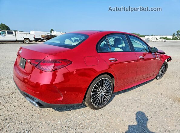 W1KAF4GB8RR187066 2024 MERCEDES-BENZ C Red Trasero derecho