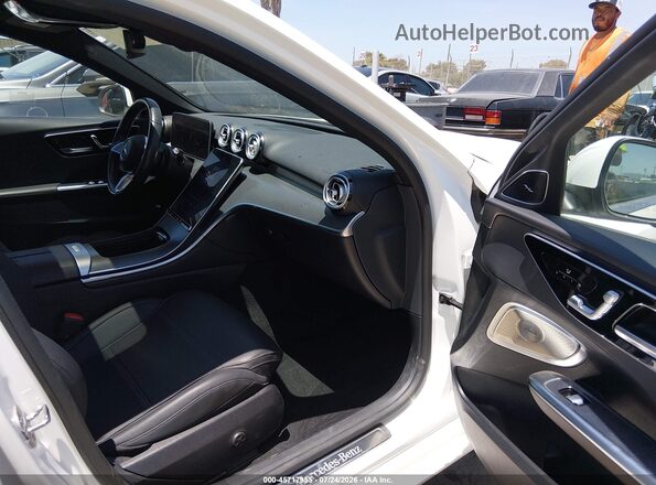 W1KAF4GB9PR129447 2023 MERCEDES-BENZ C-CLASS White Widok wnętrza z przodu