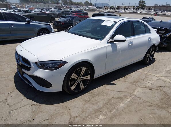 W1KAF4GB9PR129447 2023 MERCEDES-BENZ C-CLASS White Przód lewy