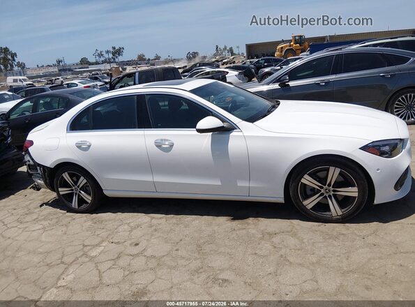 W1KAF4GB9PR129447 2023 MERCEDES-BENZ C-CLASS White Widok wnętrza z tyłu
