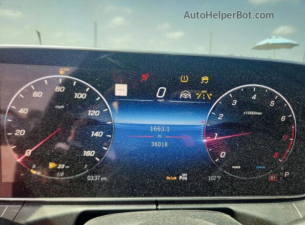 W1KAF4GB9PR149410 2023 MERCEDES-BENZ C Синий Вид щитка приборов