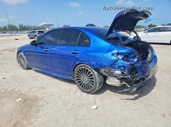 W1KAF4GB9PR149410 2023 MERCEDES-BENZ C Синий Задняя левая четверть