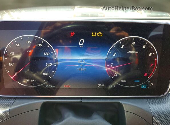 W1KAF4GB9RR171345 2024 MERCEDES-BENZ C Blue Вид щитка приладів