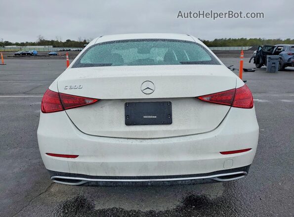 W1KAF4GBXNR008102 2022 MERCEDES-BENZ C White Հետևի տեսք
