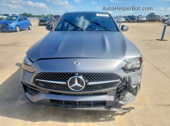 W1KAF4GBXNR045909 2022 MERCEDES-BENZ C Gray Front view