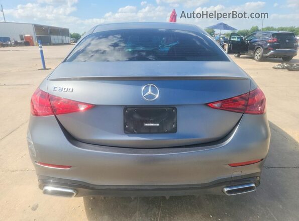 W1KAF4GBXNR045909 2022 MERCEDES-BENZ C Gray Rear view