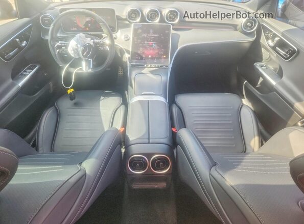 W1KAF4GBXNR045909 2022 MERCEDES-BENZ C Gray Dashboard view