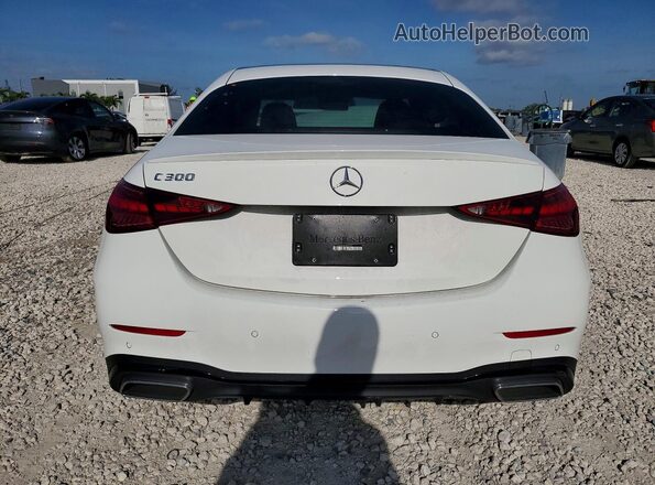 W1KAF4GBXPR085670 2023 MERCEDES-BENZ C White Vista trasera