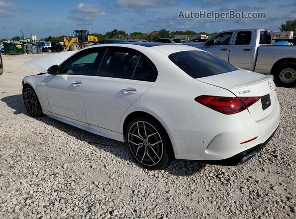 W1KAF4GBXPR085670 2023 MERCEDES-BENZ C White Trasero izquierdo